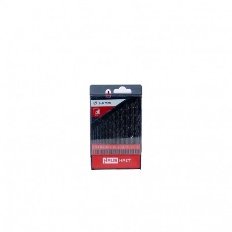 HSS TWIST DRILL SET 13PCS BLACK 2-8