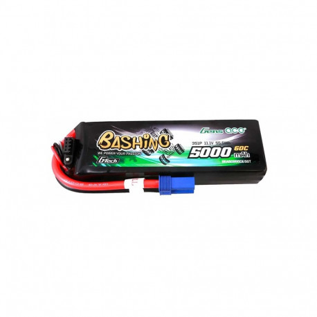 GensAce G-Tech LiPo Battery 5000mAh 11.1V 60C 3S1P with EC5 connector
