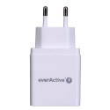 USB Charger - everActive SC-300 3xUSB 3.4A White