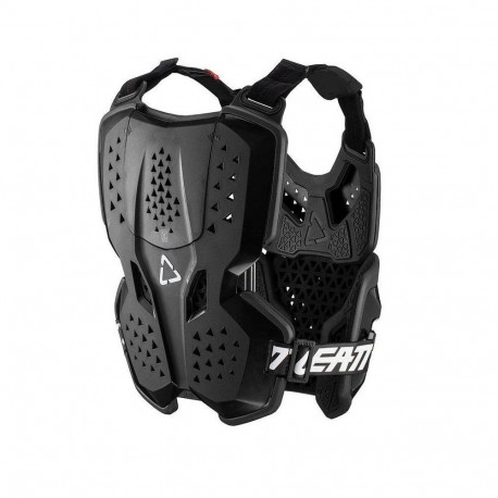 Chest Protector - Leatt Buzer 3.5 Hardshell Protection With 3DF AirFit Foam, Black
