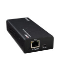 Audio Encoder - Lindy 2ch Analog Audio to Dante® Encoder, 96kHz, RJ45 Output, Black