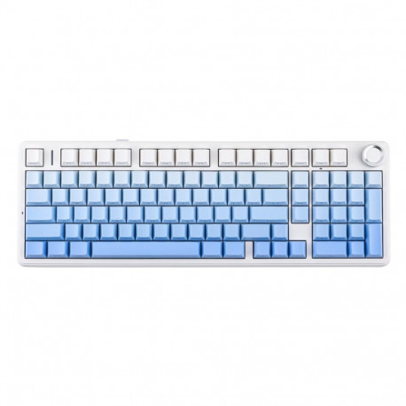 Keyboard - AULA F99 Pro Gradient Blue NimbusV3 Mechanical Gaming RGB, 8000 mAh, Wireless, Blue