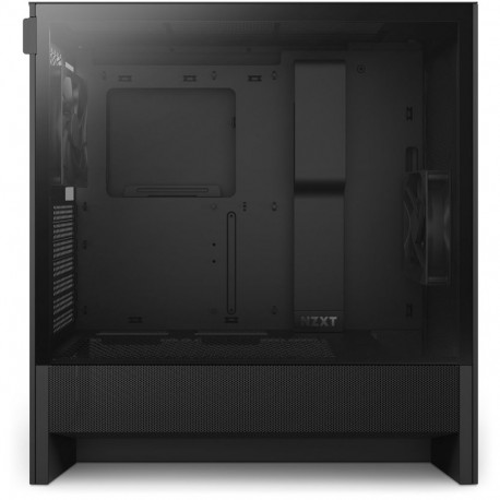 Computer Case - NZXT H5 Flow Midi Tower, Tempered Glass, Cooling Support, Black