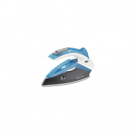 Iron - Zelmer ZIR0500 1100W Dry & Steam Iron Stainless Steel Soleplate Black, Blue, White