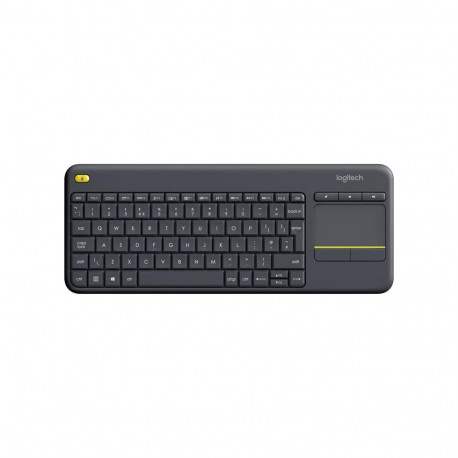 Wireless Keyboard - Logitech K400 Plus Mini Touchpad Black