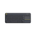 Wireless Keyboard - Logitech K400 Plus Mini Touchpad Black