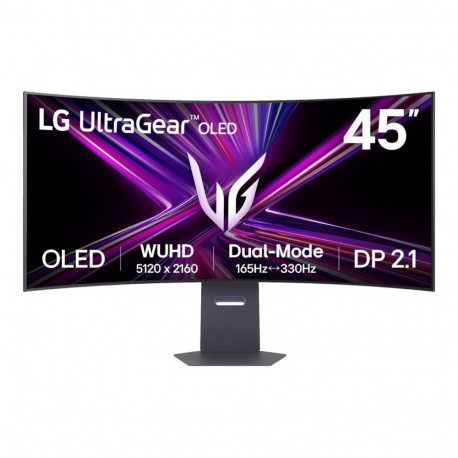 LG | 45GX950A-B | 45 " | OLED | 21:9 | 165 Hz | 0.03 ms | 5120 x 2160 pixels | 275 cd/m² | HDMI port