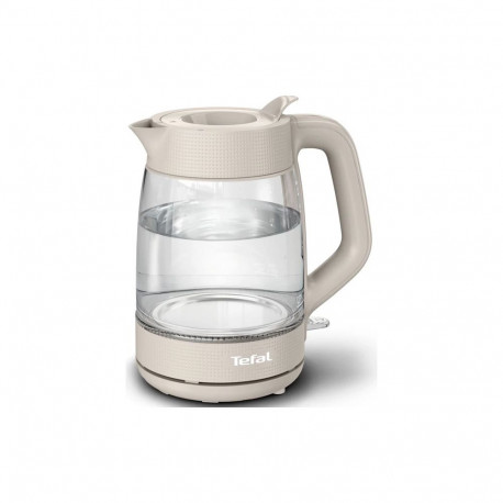 TEFAL Kettle | KO2G0BE0 | 2000 W | Electric | 1.7 L | Glass | 360° rotational base | Grey/Transparen