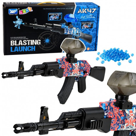 püss AK47 automaatne elektriline veegelkuulidele 70cm
