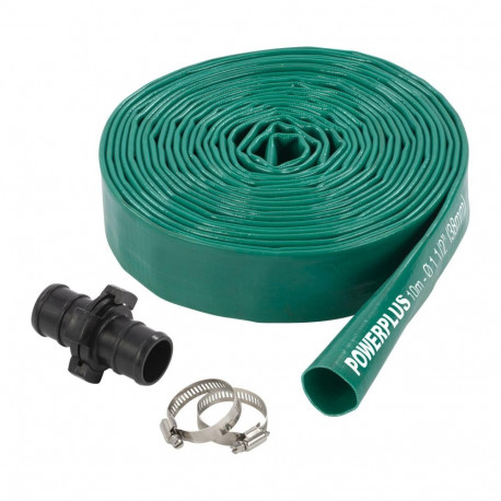 Powerplus Discharge Hose POWACW036, 10m, 38mm, 6Bar, PVC, 1 pcs.