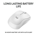 MOUSE BLUETH OPTICAL M240/SIL WHITE 910-007120 LOGITECH