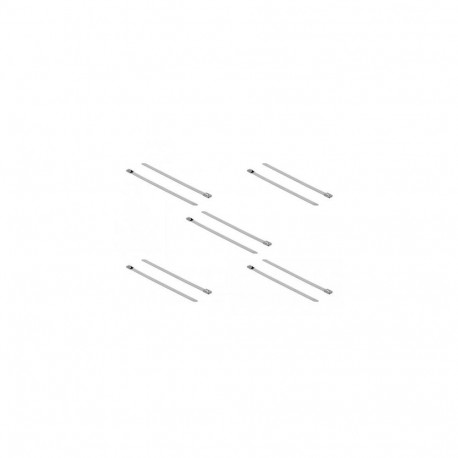 DeLOCK 18771 cable tie Releasable cable tie Stainless steel 10 pc(s)