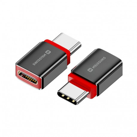 Swissten DataGUARD Charging Adapter with Data Blocking USB-A to USB-C