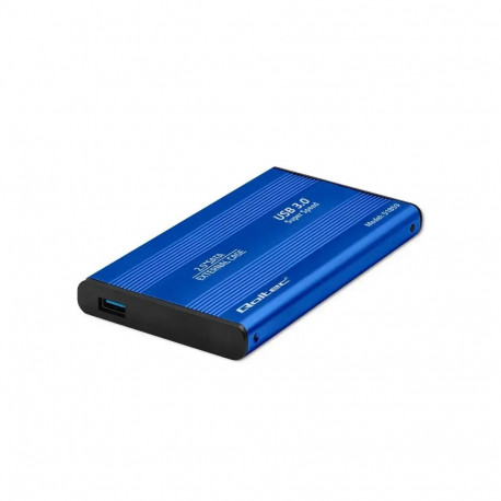 Qoltec alumiiniumist välise kõvaketta korpus HDD SSD 2.5'' SATA3 | USB 3.0 | Sinine