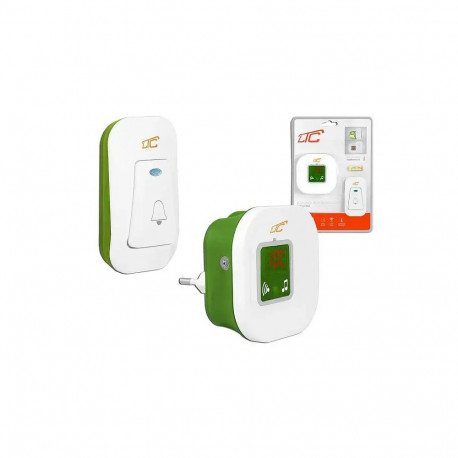 LTC LXDZ1 Electro Wireless doorbell with thermometer, AC 230V