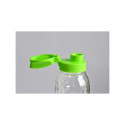 Bottle Dots Bottle 0,75L transparent/green