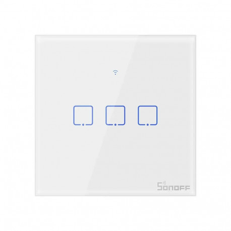 Nutikas WiFi puutetundlik seinalüliti Sonoff T0EU3C TX