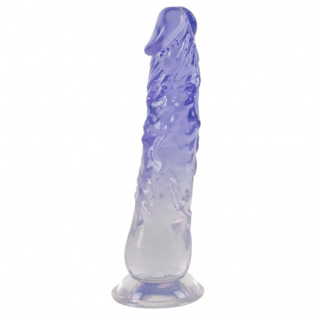 Dildo z przyssawką 22,5 cm Crystal Clear