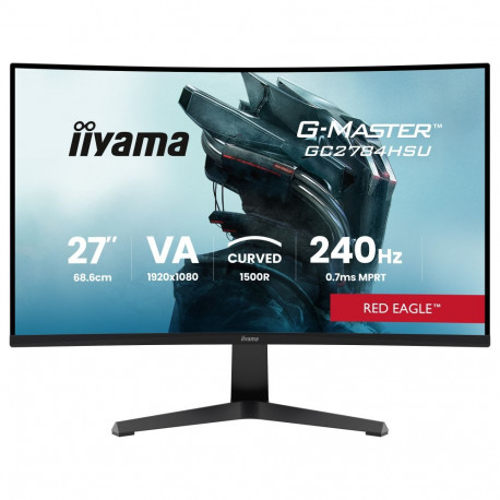 "68,6cm/27"" (1920x1080) iiyama G-Master GC2784HSU-B1 16:9 FHD VA 0,7ms 240Hz HDMI DisplayPort USB V