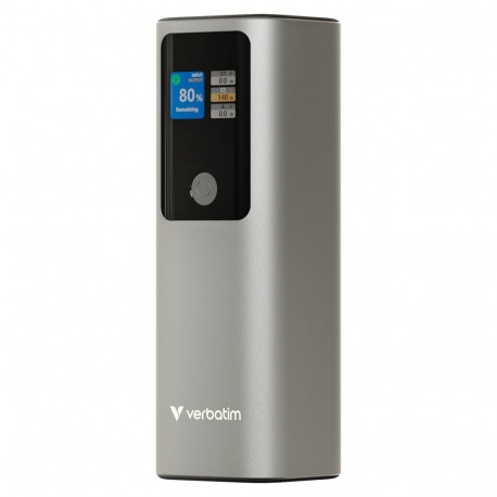 Verbatim powerbank Charge 'n' Go 27.000mAh, metallhall