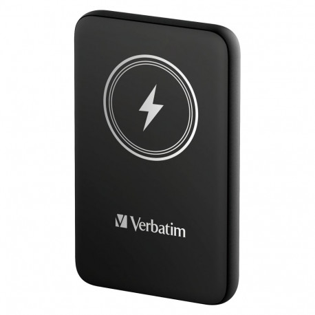 "Verbatim Wireless Powerbank Charge 'n' Go 10.000mAh (schwarz, Qi, PD 3.0, Quick Charge 3.0)"