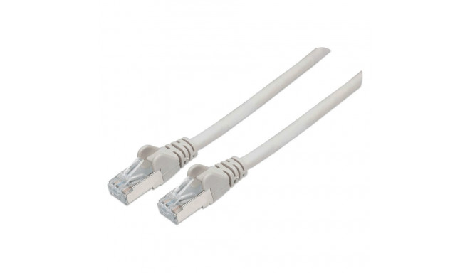"Patchkabel Cat6a-Stecker/Cat7-Rohkabel 0,5m grau"