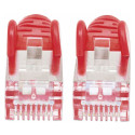 "Patchkabel Cat6a-Stecker/Cat7-Rohkabel 2m rot"