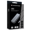 CONCEPTRONIC adapter USB-C->2xGbE+2xUSB-A3.2 5Gbs 0.30m, hall