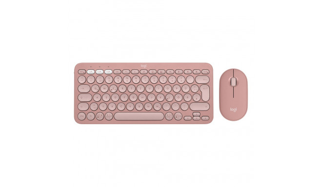 Logitech komplekt Pebble 2 920-012205 saksa, roosa