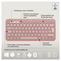 "Logitech Pebble 2 Combo, Rosa, Deutsch, 920-012205"