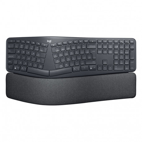 Logitech klaviatuur Ergo K860 ärikasutuseks, grafiit