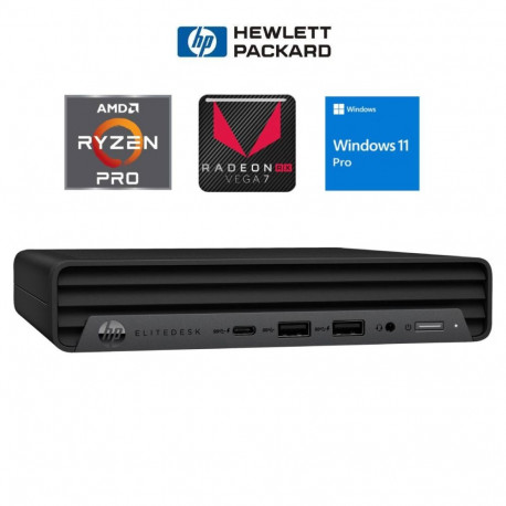 HP 805G8 Mini Ryzen 5 PRO 5650G 16GB 1TB SSD M.2 NVME WiFi WIN11Pro