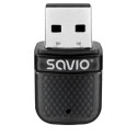 Adapter - Savio BT-070 USB 2.0 Interface Card for Windows 10/11 Black