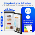Fridge Bomann, black