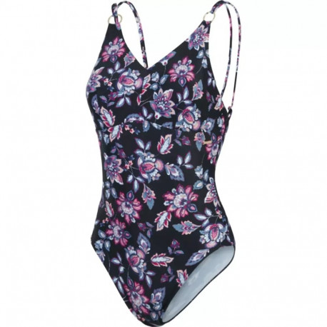 Ujumistrikoo Speedo Shaping Printed Strappy 1 Piece W must/roosa - 38