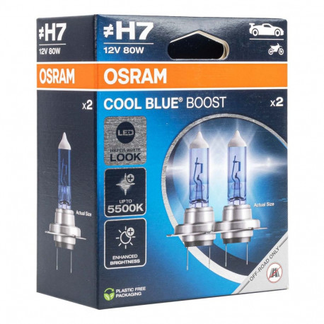 Osram H7 12V 80W PX26d cool blue boost 5500K halogeenpirn, 2 tk