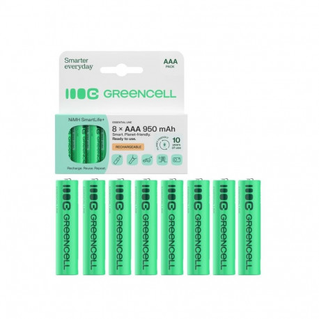 Laetavad patareid HR03 8xAAA 950mAh