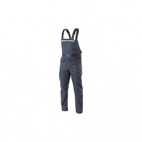 Hogert protective bib trousers HT5K305-3XL, 190g/m², 2 upper pockets, reflective elements, adjustabl