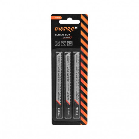 Jigsaw blade for T101B wood, 100mm (3 pcs.) DNIPRO-M