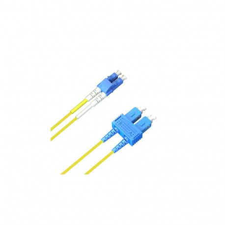 AFL Patchcord Premium LC - SC G.657A1 Yellow LSZH 2F 2.0mm ZDPX (Short Boot) 2M