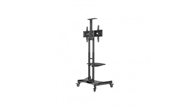 NEOMOUNTS Monitor/TV Mobile Floorstand 32inch-75inch 45kg VESA600x400 Height Adjust 103-153cm public