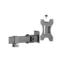 NEOMOUNTS Monitor/Screen and Notebook DeskMount clamp/grommet 10-32inch max 8kg Full motion black