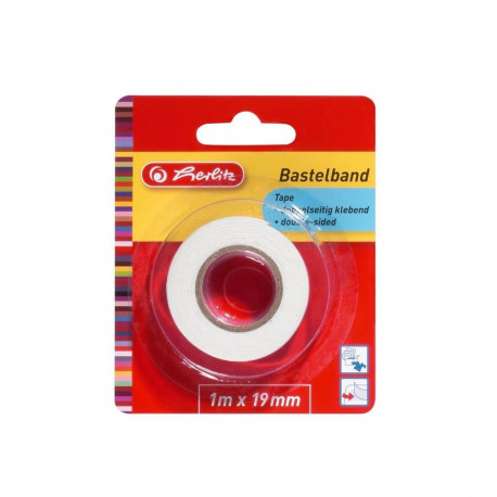 Herlitz teip 19x1m kahepoolse kinnitusega