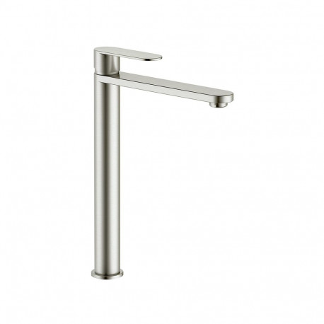 BASIN MIXER RIO STANDING HIGH BRU NICKEL
