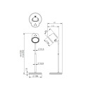 laualamp LED-taskulamp BL-1005 valge