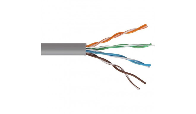 Maclean U/UTP Cable Cat.5e CU 50m grey