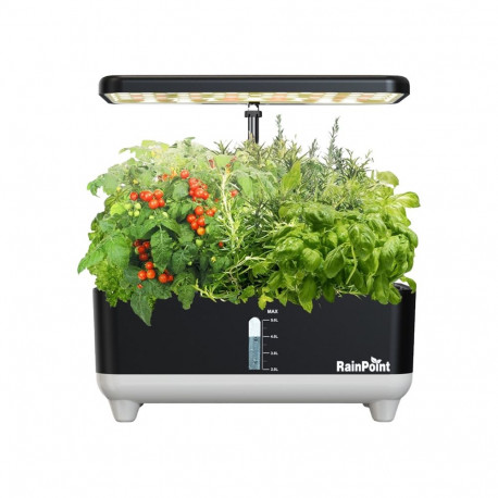 Home Hydroponic System - RainPoint Hydroponic Growing Kit 5L Reservoir, LED Lighting, 13 Plants Whit