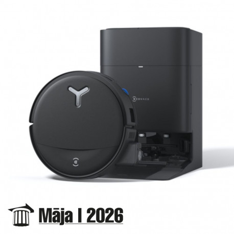 Ecovacs robottolmuimeja DEEBOT T80S OMNI märg- ja kuivpuhastus 6400mAh 24800Pa, must