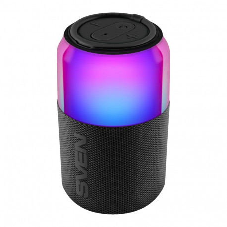 portable speaker SVEN PS-130, red, power output 10W (RMS), TWS, Bluetooth, USB, lithium battery