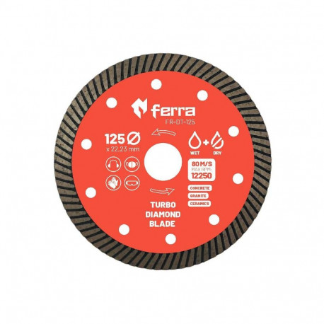 Ferra turbo diamond blade 125x22,23mm